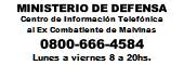 Centro de atención telefónica - Ministerio de Defensa